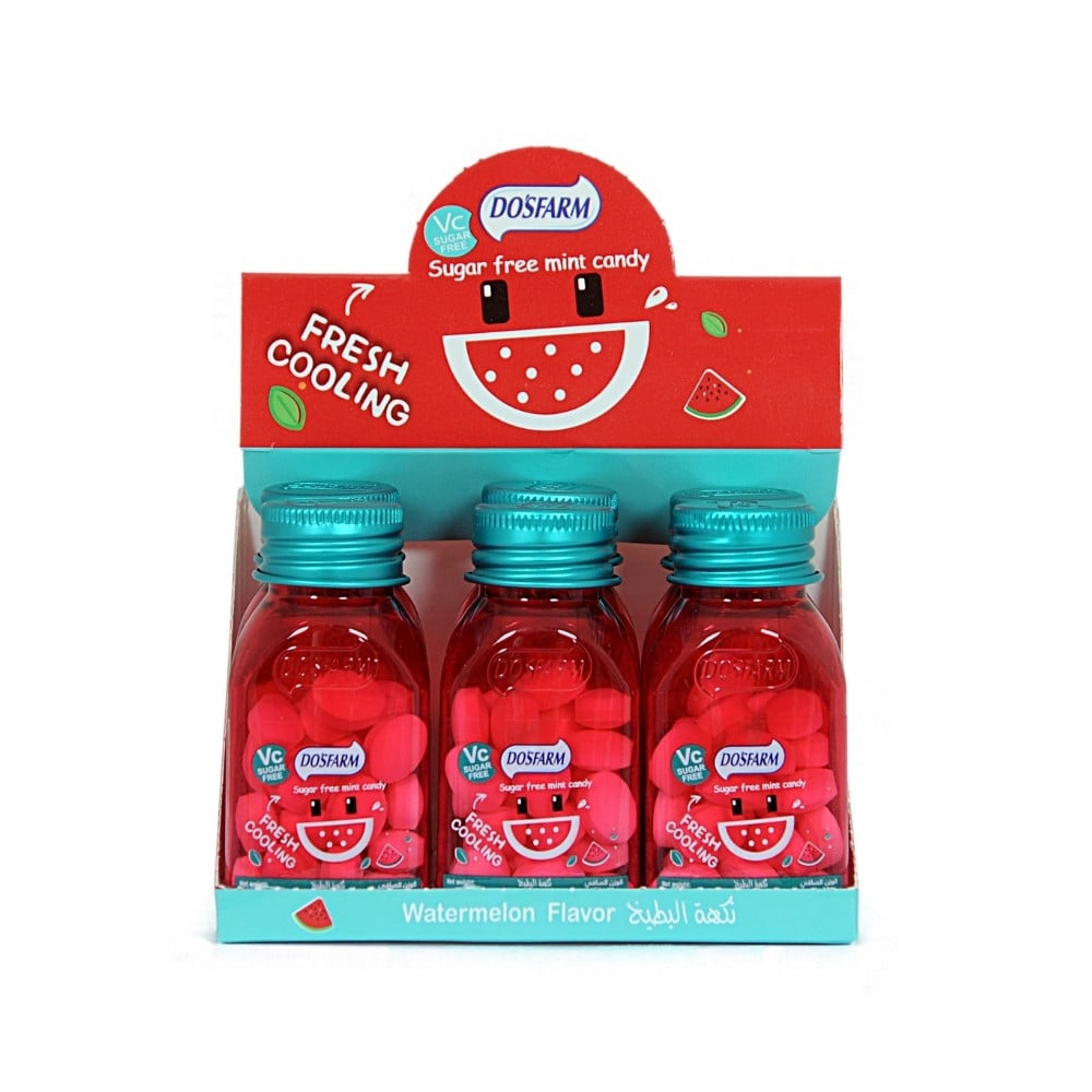 Dosfarm Sugar Free Mint Candy – Watermelon Flavor 